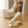 Anti-scalding Silicone Non-slip Take Bowl Clip Hot Plate Gripper, Stainless Steel Pot Clip Pan Gripper, Durable Bowl Holder Tongs Plate Retriever, Ant
