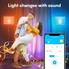 Smart Light Bulbs, Full Color Changing Dimmable Smart WiFi Bulbs Compatible with Alexa and Google Home, A19, 60 W 800 Lumens,2.4Ghz only, No Hub Requi