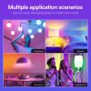 Smart Light Bulbs, Full Color Changing Dimmable Smart WiFi Bulbs Compatible with Alexa and Google Home, A19, 60 W 800 Lumens,2.4Ghz only, No Hub Requi
